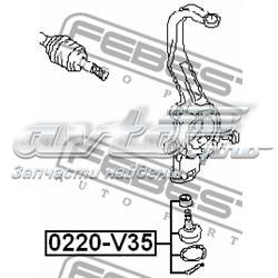 Suporte de esfera inferior Febest 0220V35