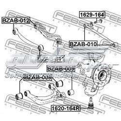 Bloco silencioso do braço oscilante inferior traseiro Mercedes 1643520165