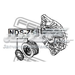 Compre NDSZ51 Febest Polia do gerador