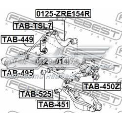 Compre TAB525 Febest Bloco silencioso da barra Panhard (de suspensão traseira)