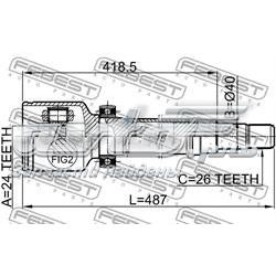 Compre 4371796 Ford Junta homocinética interna dianteira direita