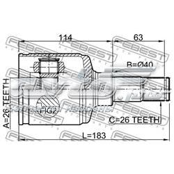 Compre 4511913 Ford Junta homocinética interna dianteira esquerda