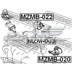 Compre MZMB022 Febest Coxim (suporte) traseiro de motor