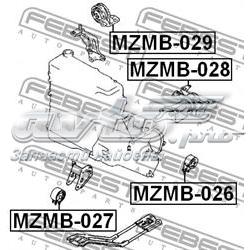 Compre B61339100A Mazda Coxim (suporte) esquerdo de motor