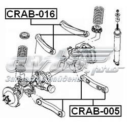 Compre CRAB016 Febest Bloco silencioso dianteiro do braço oscilante superior