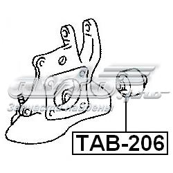 Compre TAB206 Febest Bloco silencioso do pino de apoio traseiro