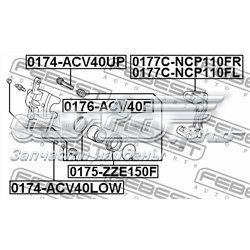 Compre 4772212A10 Toyota Braçadeira do freio de suporte dianteiro