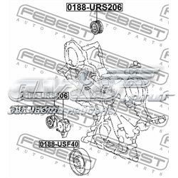 Rolo parasita da correia de transmissão Toyota 1660338020 preço, a partir de 53,14 USD