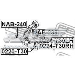 Compre 0224T30RH Febest Braço oscilante inferior direito de suspensão dianteira