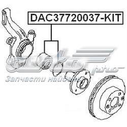 Compre DAC37720037KIT Febest Rolamento de cubo dianteiro