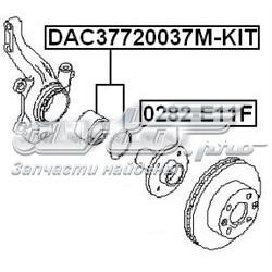 Compre DAC37720037MKIT Febest Rolamento de cubo dianteiro