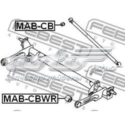Bloco silencioso de viga traseira (de plataforma veicular) MABCBWR Febest
