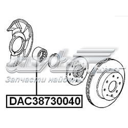 Rolamento de cubo dianteiro DAC38730040 Febest