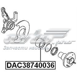 Compre DAC38740036 Febest Rolamento de cubo dianteiro