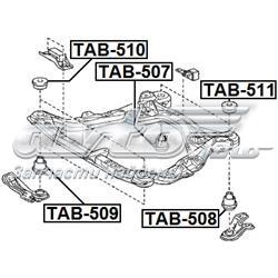 Bloco silencioso (coxim) de viga dianteira (de plataforma veicular) 5221606030 Toyota