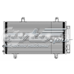 Radiador de aparelho de ar condicionado Toyota 8846006240