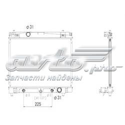 701568 VALEO Radiador de esfriamento de motor