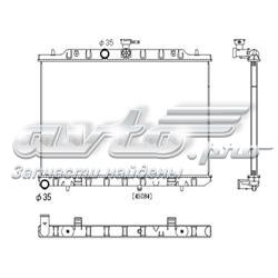 CR2424000S Mahle Original Radiador de esfriamento de motor