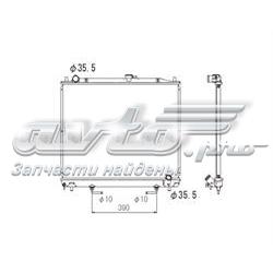 735058 VALEO Radiador de esfriamento de motor