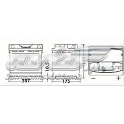 Bateria recarregável (PILHA) Exide CA530 preço, a partir de 123,21 USD