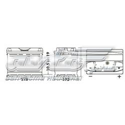 Bateria recarregável (PILHA) BBAH7700AB Chrysler