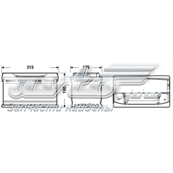 Bateria recarregável (PILHA) 8671016934 Renault (RVI)
