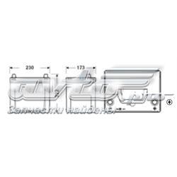 Bateria recarregável (PILHA) Hyundai/Kia 75D23L