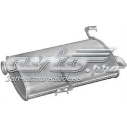 Silenciador, parte traseira para Peugeot 206 2E, K