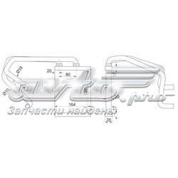 Radiador de forno (de aquecedor) AVA DN6472