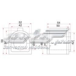 RU2776 Japan Parts Bucha de estabilizador dianteiro