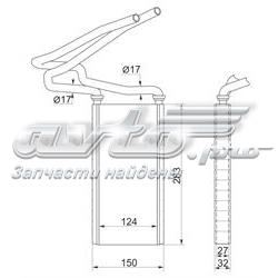 8710735110 Toyota Radiador de forno (de aquecedor)