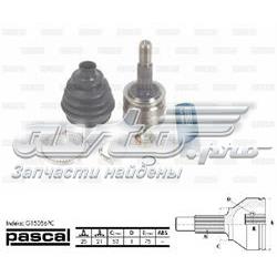Junta homocinética externa dianteira Mitsubishi Colt 7 Z3