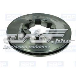 Disco do freio dianteiro Japan Parts DI161C