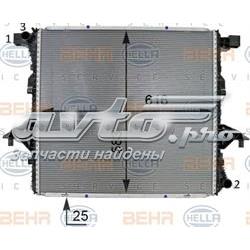 2H0121253A VAG Radiador de esfriamento de motor