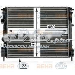 Radiador de esfriamento de motor 7700428658 Renault (RVI)