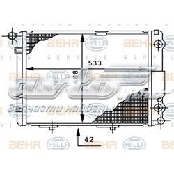 Radiador de esfriamento de motor Mercedes A1245007503 preço, a partir de 112,28 USD
