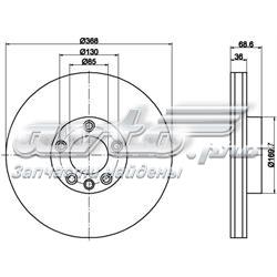 Compre 7L8615301A VAG Disco do freio dianteiro