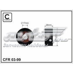 0399 Caffaro Rolo de reguladora de tensão da correia de transmissão