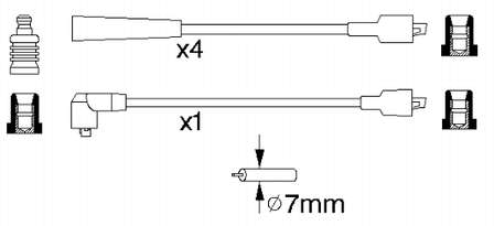Compre 83100 FAE Fios de alta voltagem, kit