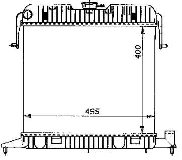5525081 Polcar Radiador de esfriamento de motor