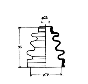 Bota de proteção interna de junta homocinética do semieixo dianteiro Metalcaucho 11025 preço, a partir de 9,93 USD