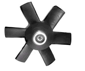 811959455R VAG Ventilador elétrico de esfriamento montado (motor + roda de aletas)
