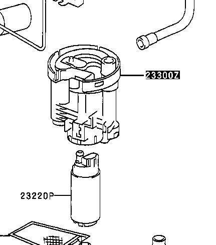 2330021010 Toyota Filtro de combustível