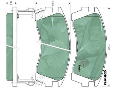 Sapatas do freio dianteiras de disco Nissan/Infiniti 4106058Y85 preço, a partir de 17,02 USD