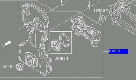 135008H701 Nissan/Infiniti Tampa de motor dianteira