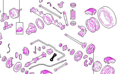 551200F000 Nissan/Infiniti Braço oscilante (tração) longitudinal superior esquerdo/direito de suspensão traseira