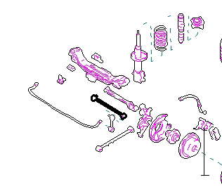 Barra transversal de suspensão traseira Mazda GA2A2862X preço, a partir de 40,47 USD