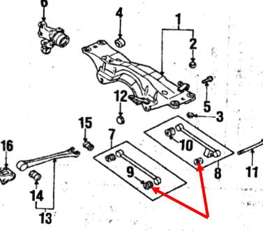 Bloco silencioso externo traseiro de braço oscilante transversal Subaru 20251AA000 preço, a partir de 5,83 USD