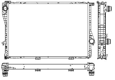 Radiador de esfriamento de motor BMW 17111436061 preço, a partir de 98,75 USD