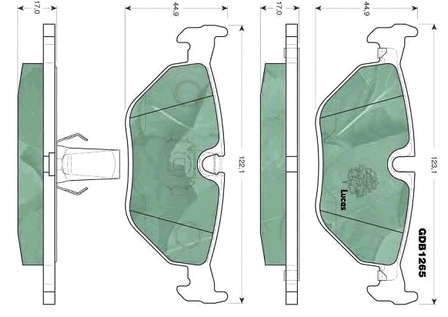 34216761281 BMW Sapatas do freio traseiras de disco